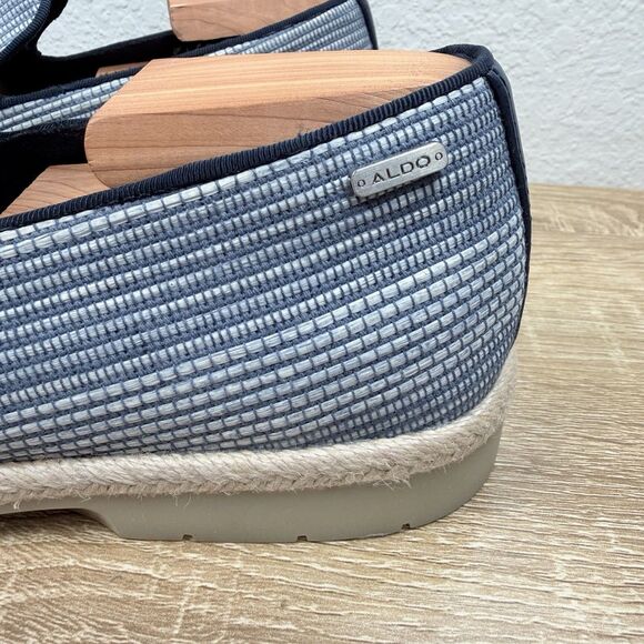 NEW Aldo Vittorio Loafers Men’s US 9 EU 42 Woven Blue Lounge Casual Slip On main image 6